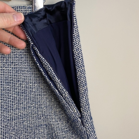 Banana Republic‎ Women's Burlap Style 1/2 Zip Mini Skirt Size 12 - Picture 3 of 13